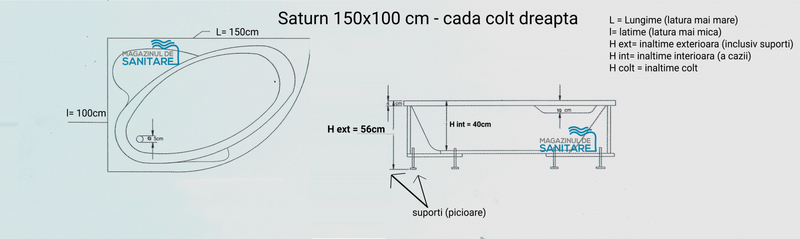 Cada 150x100 cm Saturn